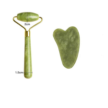 Natural Jade & Guasha Roller